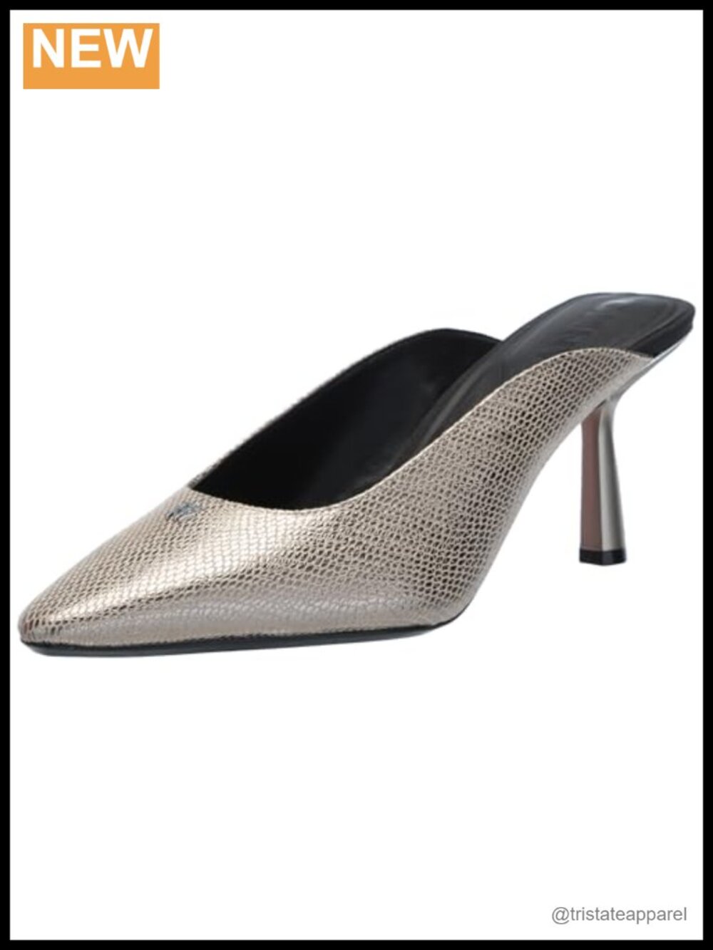 Pointed Toe Heeled Mule Pull-On Slingback Open Toe Stiletto